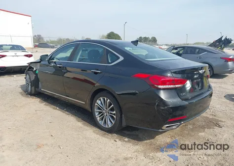 2017 Genesis G80 3.8 z USA, uszkodzony, nr VIN KMHGN4JE2HU198565
